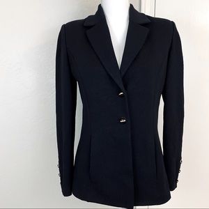 St. John Basics Santana Knit Black Jacket